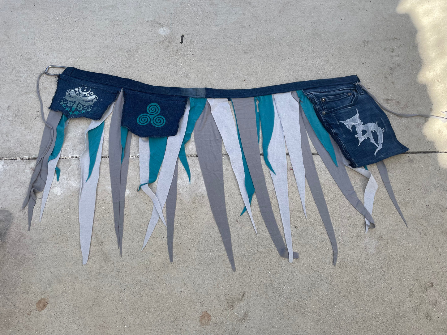 Sacred girls sparkle ZD skirt wrap