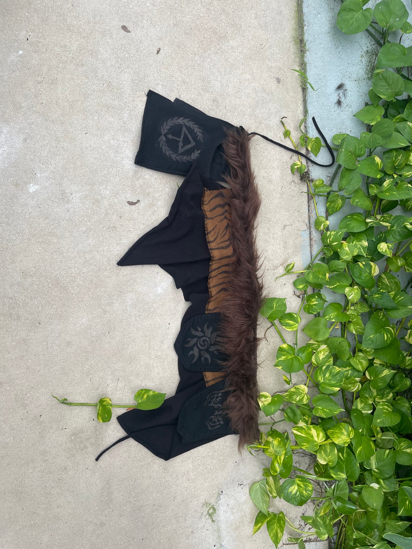 Tigers eye skirt wrap