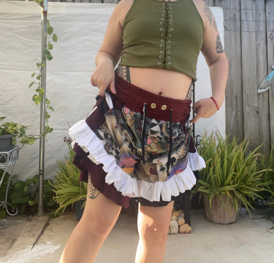 Ace of spades jester shorts up to XL