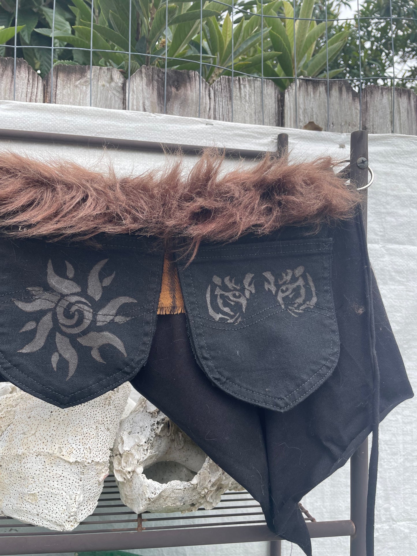 Tigers eye skirt wrap