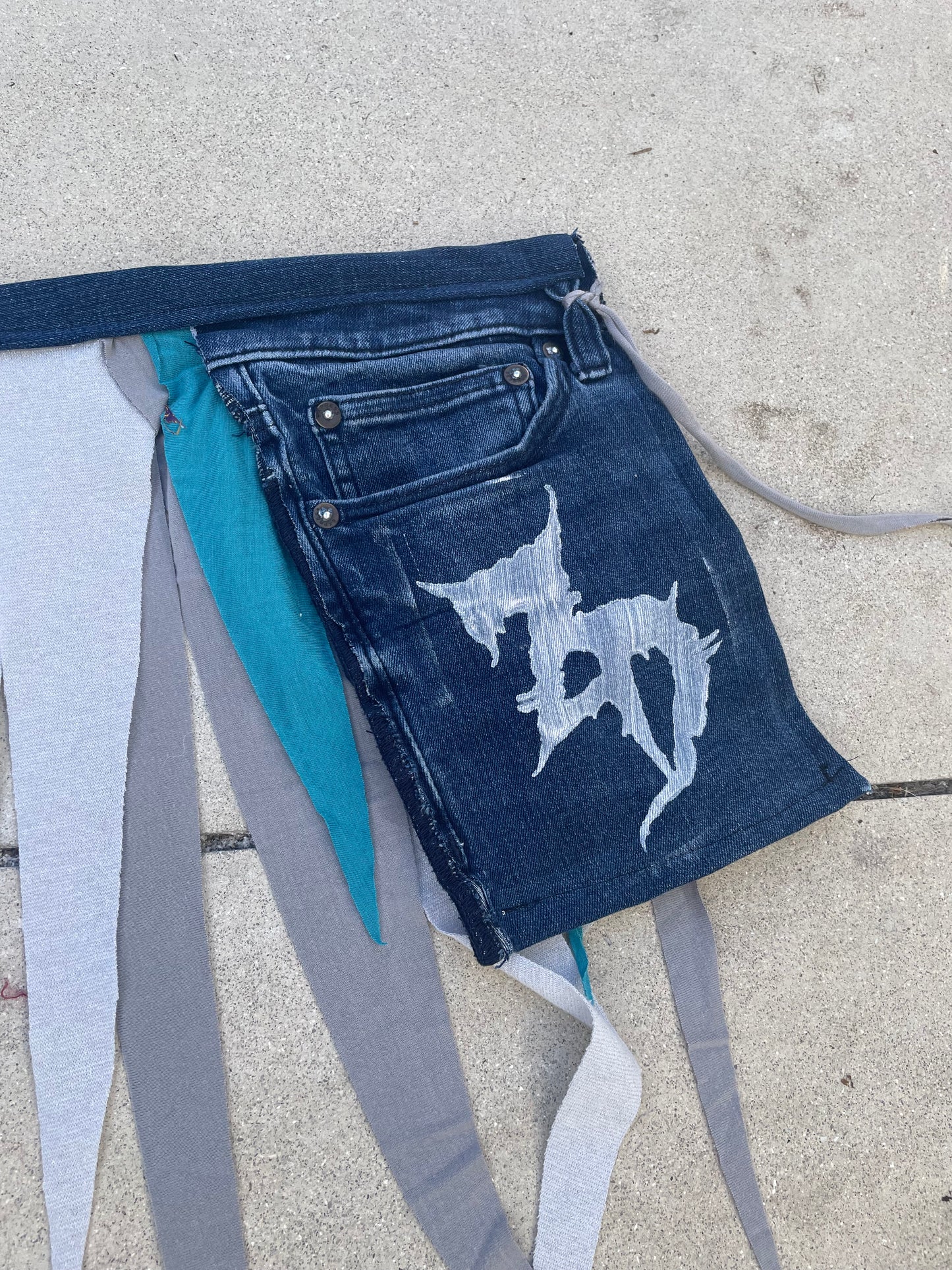 Sacred girls sparkle ZD skirt wrap